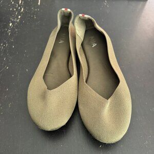 MIA - Aubrie Flyknit Flat - Green - 10